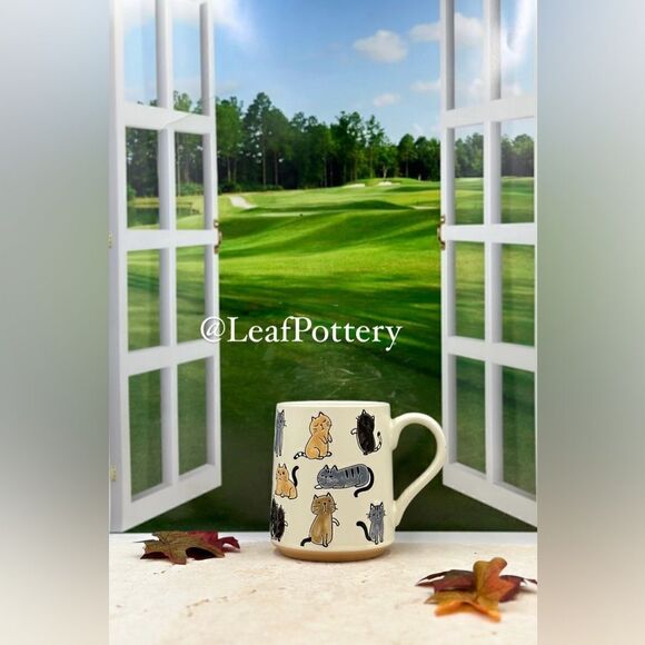 Crazy Cat Lady Beige/ Brown Ceramic 18oz Mug - Picture 1 of 10